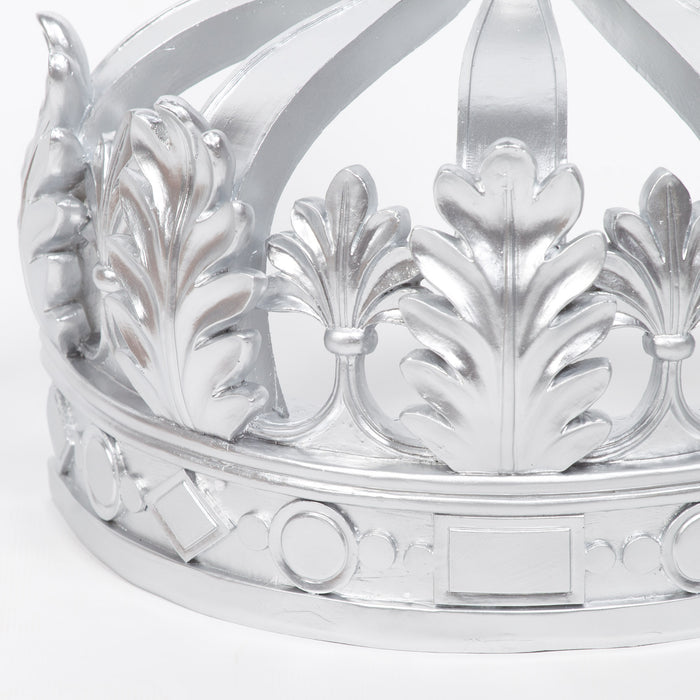 Silver Crown Wall Mounted Canopy Wall Decor