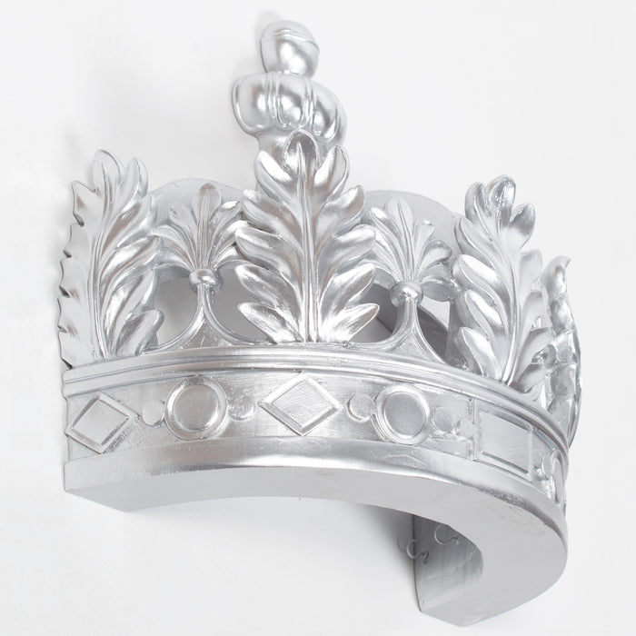 Silver Crown Wall Mounted Canopy Wall Decor