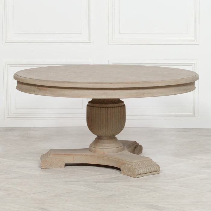 Rustic Round Dining Table 150cm