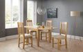 Astoria Flip-Top Dining Table + Hereford Dining Chairs - Modern Home Interiors