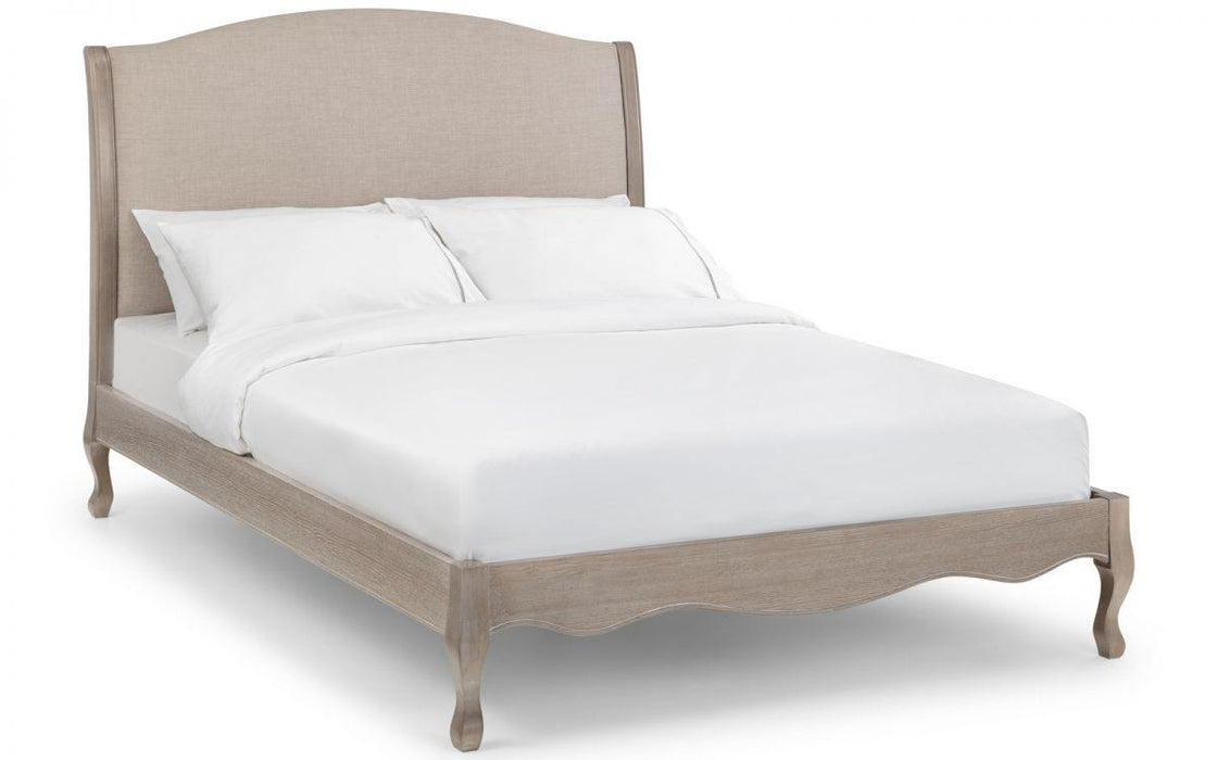 Camille Bed Frame - Oatmeal Linen - Modern Home Interiors