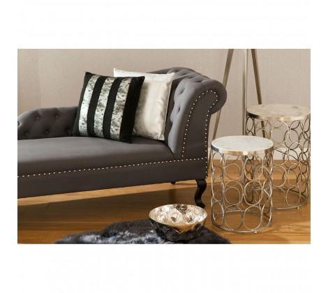 Regents Park Chaise Longue - Grey - Modern Home Interiors