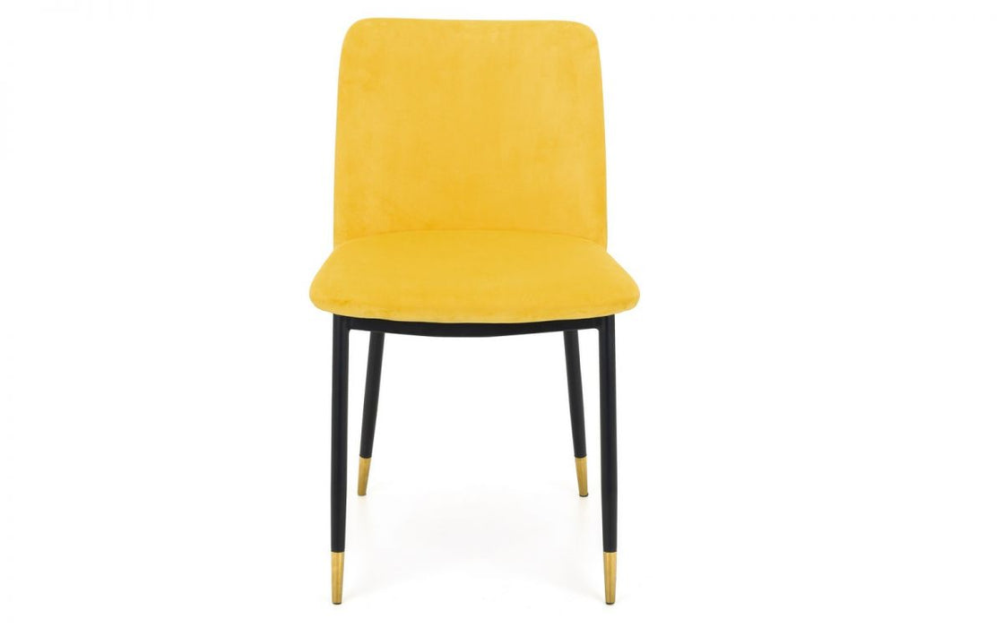 Set of 2 Delaunay Dining Chair - Mustard - Modern Home Interiors