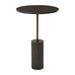 Rany Black Marble Top Side Table - Modern Home Interiors