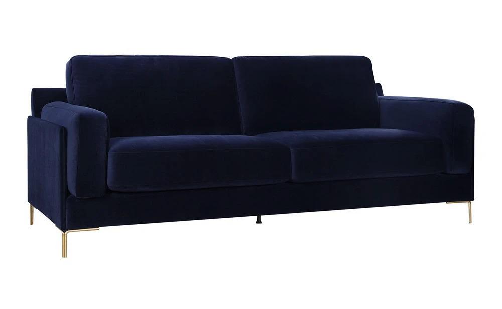 Auburn 3 Seater Sofa - Dark Blue - Modern Home Interiors