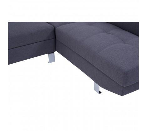 Hanover Large Grey Linen Sofa - Modern Home Interiors