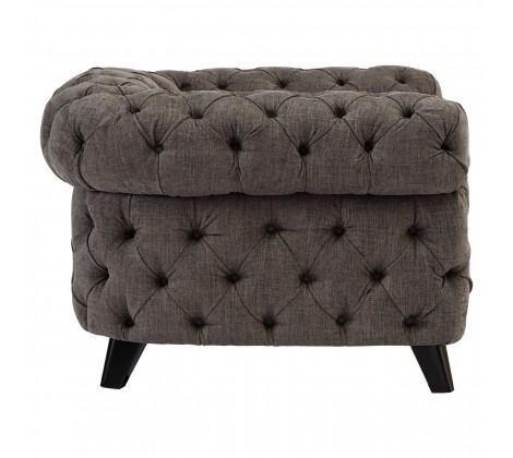 Harrington Grey Fabric Armchair - Modern Home Interiors