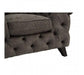 Harrington Grey Fabric Armchair - Modern Home Interiors