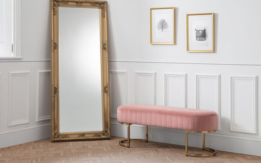 Harrogate Bench - Dusky Pink - Modern Home Interiors