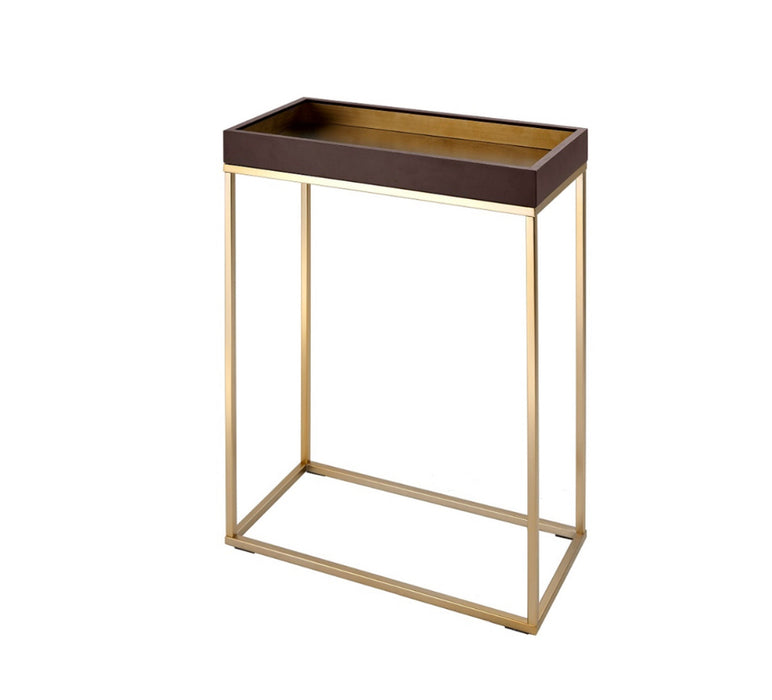 Alyn Chocolate Small Console Table