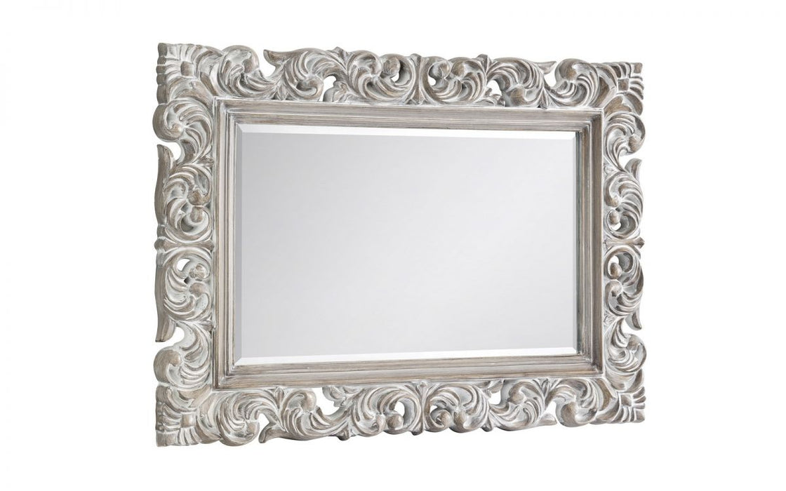 Baroque Distressed Wall Mirror - Modern Home Interiors