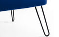 Lisbon Chair - Blue Velvet - Modern Home Interiors