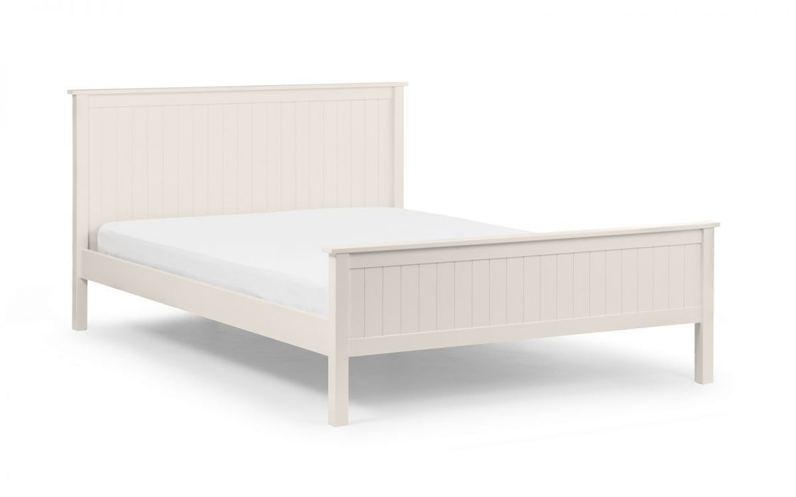 Julian Bowen Single Maine Bed - Surf White - Modern Home Interiors