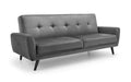 Monza 3 Seater Sofa - Grey Velvet - Modern Home Interiors