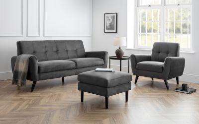 Monza Chair - Grey Velvet - Modern Home Interiors