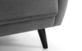 Monza Sofabed - Grey Velvet - Modern Home Interiors