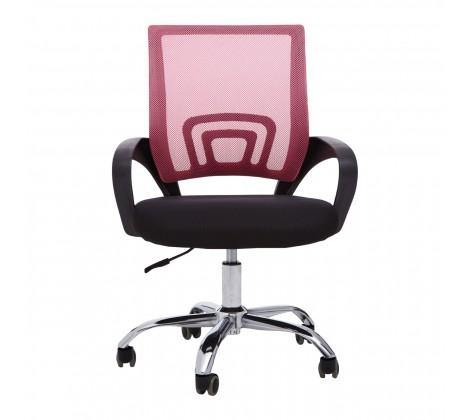 Pink Home Office Chair With Black Armrest - Modern Home Interiors