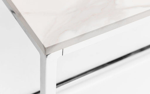 Zara White Marble Top Dining Table - Modern Home Interiors
