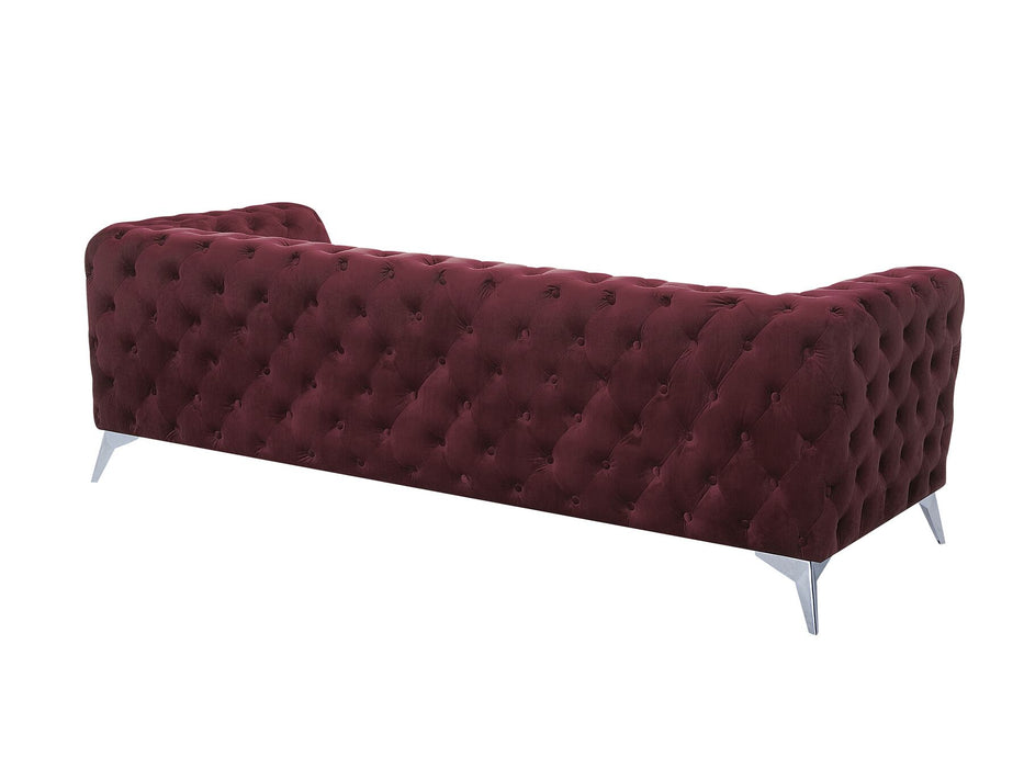 Nostra 3 Seater Velvet Sofa - Dark Grey - Modern Home Interiors