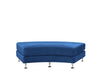 Rotunda Luxe 7 Seater Curved Modular Sofa - Blue Velvet - Modern Home Interiors